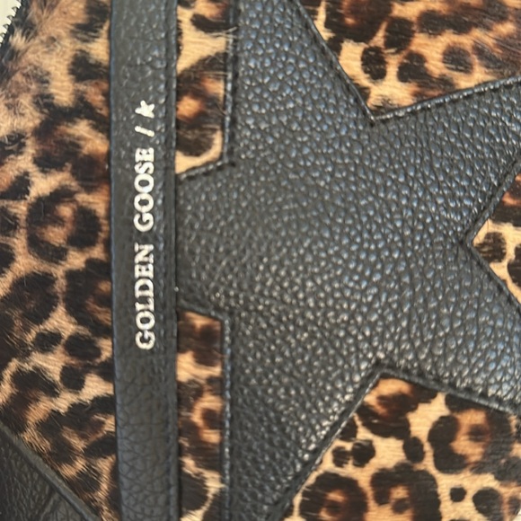 GOLDEN GOOSE Pony Hair Star Bag in Black & Brown Leopard - Picture 10 of 13